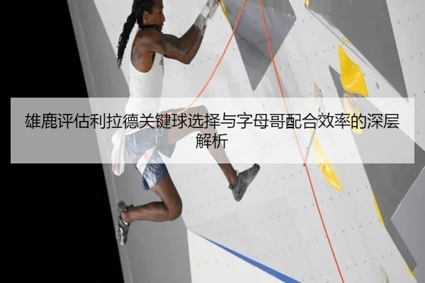 雄鹿评估利拉德关键球选择与字母哥配合效率的深层解析